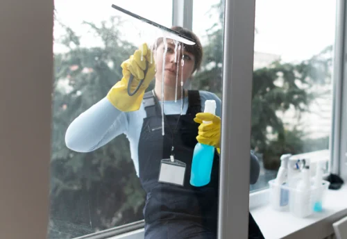 Nettoyage de vitres intérieures et extérieures à Floure